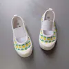 Zapatos Blancos Cuadrados de Cereza para Jardín de Infancia para Niñas Coreanas, Temporada Primavera y Otoño 2026, para Niños de 1 a 9 Años