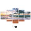 Pintura Suspensa Personalizada de Luxo Pintada por Spray para Sala de Estar, Hotel, Apartamento, Quarto, Mesa de Cabeceira, Decoração de Pôr do Sol na Beira-Mar