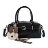 Bolso Boston Transfronterizo para Mujer 2026 Estilo Nuevo Sencillo Hebilla de Cinturón de Diseño de Nicho Bolso de Axila Moda Tendencia Bolso de Hombro Único