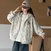 Chaqueta sudadera con capucha estilo coreano para niñas, nuevo modelo primavera y otoño 2026, chaqueta de moda estilo callejero para niños mayores en otoño