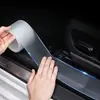 Pegatina anti-pisada para estribo de coche, tira de protección transparente invisible para pedal de puerta, anti-rayaduras, suministros de decoración general