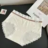 5604 Pantalones Suaves Caramelo Macchiato Cintura Media Cuadros Dulces Shorts de Triángulo para Niñas Transpirables 10A Resistencia Antibacteriana