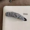 Pinza Vertical para Cola de Caballo Simple 2025 Nuevo Clip Banana de Malla de Lunares Pinza para el Cabello Que Evita que el Cabello se Aplaste en la Parte Posterior de la Cabeza