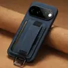 Adecuado para Google 11ProXL funda de teléfono con anillo de hebilla para correa de muñeca Pixel 10 tarjetero soporte plano funda de cuero