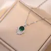 Collar para Mujer, Nuevo Colgante de Amor Transfronterizo de Moda, Diseño Nicho, Collar de Cadena para Clavícula Simple y Versátil
