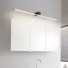 Luz frontal para espejo de tocador de dormitorio minimalista moderno de cobre puro, nueva lámpara de pared personalizada para baño, iluminación de fábrica, exclusiva transfronteriza