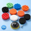 Juego combinado de rueda y disco de pulido transfronterizo para reparación rápida de rayones y mantenimiento de la belleza de las superficies de pintura de automóviles