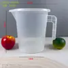 Taza medidora de plástico de gran capacidad cuidadosamente seleccionada con tapa y escala, herramienta de prueba específica de laboratorio resistente al calor de grado alimenticio