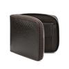 Billetera corta para hombre Riya piel genuina gran capacidad cremallera simple billetera de gran capacidad primera capa piel de vaca bolsillo para monedas