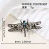 Nuevos broches de animales europeos y americanos, broches con diseño de libélula y telaraña, broches de aleación ecológicos, accesorios decorativos de pedrería