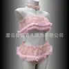 Lencería y Pijamas Sexys Originales para Mujer, Lindo Conjunto de Sujetador, Top de Tubo de un Hombro, Encaje Tentador, Deseo Lindo y Puro