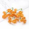 Buquê de Margaridas Artificiais Estilo Floresta Flores de Plástico DIY Chapéu de Palha Decoração de Roupas Flores de Seda Flores Artificiais Materiais para Guirlanda Feita à Mão