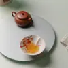 Iwayuikisuki Floco de Neve Branco Magnólia Rosa Nebulosa Coração Kuanqin Caneca Conjunto de Chá Kung Fu de Alto Valor para Beber Chá Feminino