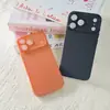 Funda para Teléfono con Ventana Grande de TPU Suave Cobertura Total Funda para Teléfono Apple 17 iPhone 16 Pro Max Material Fábrica Mayorista