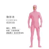 Disfraz Cosplay Halloween Hombre Ninja Invisible Body Revelando Rostro Ropa Negra Ropa Invisible Atuendo de Performance Disfraz de Performance