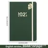Calendario Anual 2027 en Inglés Libro 365 Días Planificador Diario de Eficiencia A5 Versión en Inglés Libro de Horario Encuadernado