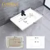 MEIKA 70CM Lavatório de Cerâmica de Alto Brilho para Gabinete de Banheiro Unidade de Gabinete N7047