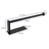 Soporte Creativo de Acero Inoxidable para Papel de Cocina Soporte para Papel Higiénico de Baño Estante para Toallas Soporte para Rollo de Papel Varios Estilos Soporte para Papel Higiénico sin Taladro