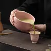 Set de Cuatro Piezas de Matcha Wangchuan: Accesorios para Ceremonia del Té de la Dinastía Song, Tazón de Matcha, Soporte para Batidor de Té, Herramientas para Ceremonia del Té