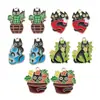 Paquete Mixto de 100 Piezas de Lindos Accesorios de Esmalte para Manualidades de Gato Llavero Pendientes Pulsera Colgantes para Collar Venta Caliente Transfronteriza