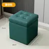 Banqueta Baixa com Armazenamento Banco Baixo com Armazenamento Banqueta Pequena para Sentar Banqueta Baixa Doméstica Estilo Leve de Luxo Banqueta Pequena Banqueta para os Pés da Sala de Estar Banqueta Baixa com Armazenamento