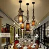 Nova gaiola de pássaro de ferro estilo chinês cafeteria bar luminárias americana criativa restaurante de chá escada lustre Iluminação nobre