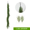 Amazon Plantas Verdes Artificiales Simuladas Navidad Nokofu Agujas de Pino Pegamento Suave Guirnalda de Ratán Decoración Vides Envueltas en Plástico