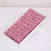 Dia dos Namorados Flor Eterna de Três Camadas Flor de Sabão Rosa Atacado Flor Artificial Cabeça de Flor de Sabão Decoração Caixa de Presente Buquê Presente