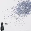 Nuevo Taladro de Fondo Plano para Arte de Uñas Super Brillante Multicorte Vidrio Redondo Taladro Decoración Uña Taladro Brillante Lavable Difícil de Quitar Fondo Caliente