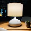 Lâmpada de Mesa Cerâmica Estilo Escandinavo Celebriade da Internet Abajur de Tecido Estilo Simples Iluminação Moderna Arte Lâmpada de Mesa
