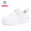 Tênis Esportivo Infantil Babudou Primavera e Outono Novo Modelo Tênis Brancos para Meninos Tênis Brancos Tendência para Meninas Campus Performance