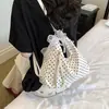 Mochila de Estilo Coreano con Lunares para Mujer 2026 Nueva Ligera Gran Capacidad Bolso Tote para Viajes Diarios Bolso de Hombro Multifuncional