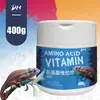 Aminoácido de reptil vitamina sabor a fruta que contiene D3 polvo mineral de calcio para mascotas 10g250g