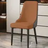 Cadeiras de jantar estilo nórdico, bancos de restaurante italianos de luxo leve com encostos, cadeiras de mesa de jantar, cadeiras para hotel e restaurante com encostos