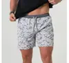 Shorts de Praia Masculino Novo Tendência Verão Estampa Camuflada Digital 3D Solto Atacado Peça Única Pedido Mínimo