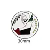 Modelo Quente Transfronteiriço Oriente Médio Emirados Árabes Unidos Retrato do Rei Senhor Esmalte Pintado Emblema Adesivo para Celular Pronto para Entrega