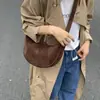 Bolso de Media Luna Retro Transfronterizo para Mujer de Gran Capacidad Estilo Hobo Bolso de Hombro de Moda Casual Bolso de Felpa de Gamuza para Mujer Venta al por Mayor de Fábrica