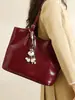 Bolsa de Mano Qiuyang Té Cálido para Mujer 2025 Nueva Gran Capacidad Bolsa para Mamá Viaje Retro Portátil Bolso de Hombro