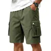 Comercio Exterior Transfronterizo Ropa de Trabajo Deportiva Casual de Verano para Hombre Europea y Americana de Talla Grande con Cordón Shorts de Cinco Puntos en Stock