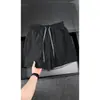 Nuevos Shorts de Nylon Estilo Americano para Hombre Verano 2026, Bloques de Color con Cordón, Holgados, Secado Rápido, Deportivos Casuales