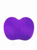 Esponja de Silicone para Limpeza de Pincéis de Maquiagem, Beauty Egg, Puff de Pó com Ventosa, Ferramenta de Beleza, Esponja de Limpeza