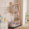 Perchero estilo Dopamina, perchero simple de pie, móvil con ruedas, perchero engrosado para dormitorios estudiantiles