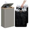 Caja de Reciclaje de Botellas y Frascos para Cocina Cesta Grande con Tapa para Recolección de Botellas Cesta de Almacenamiento de Escombros Domésticos Caja de Almacenamiento a Prueba de Polvo Versión Engrosada