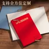 Cuaderno Creativo Literario con Bordes Pintados Personalizado Libro de Registro de Reuniones de Oficina de Negocios Bloc de Notas para Notas de Estudio de Estudiantes