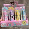 Pluma de Pegamento de Presión Tipo Caricatura Sanliou en Caja, Pluma de Pegamento de Punto de Alto Valor para Estudiantes, Pluma Adhesiva de Doble Cara de Escritorio para Estudiantes