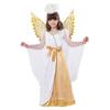 Disfraces de Halloween para Niños Cosplay Disfraz de Ángel Blanco Disfraz para Actuación Fiesta de Vacaciones