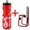 Botella de Agua para Bicicleta, Set de Botellas de Agua para Bicicleta de Montaña, Portabotellas, Botella de Agua Francesa con Anillo, Equipo para Montar