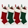Meias de Natal da Amazon transfronteiriças, suprimentos de Natal, decorações de Natal, sacolas de presente, pingentes, itens decorativos torcidos de tamanho grande