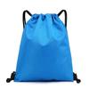 Mochila con cordón impermeable personalizada para natación, fitness, fútbol, tela Oxford, bolsillo con cordón, mochila para correr, ciclismo, baloncesto