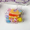 Série Sanrio clipe PP clipe de escritório desenho animado fofo alto Kuromi Pochacco clipe acrílico liquidação